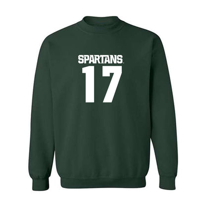 Michigan State - NCAA Men's Soccer : Peter Soudan - Generic Shersey Crewneck Sweatshirt-0