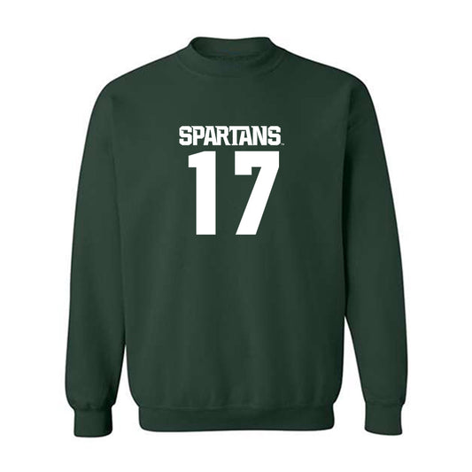 Michigan State - NCAA Men's Soccer : Peter Soudan - Generic Shersey Crewneck Sweatshirt-0