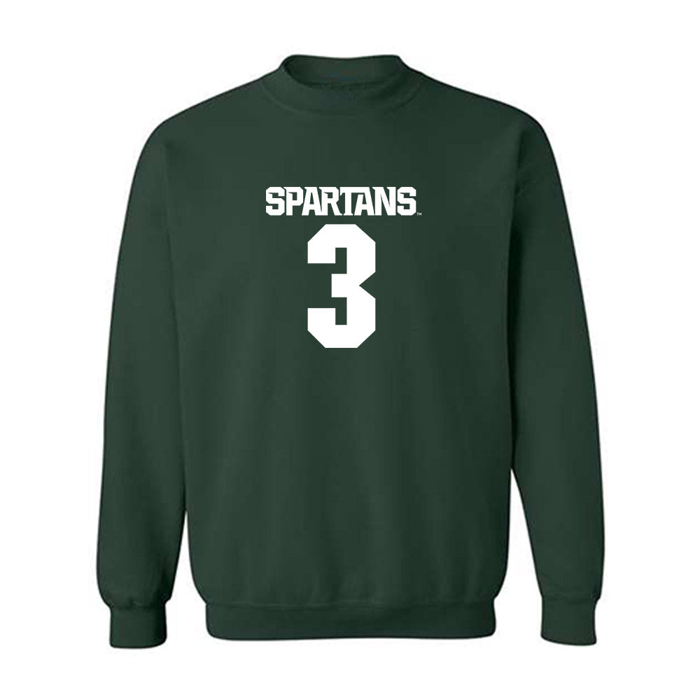 Michigan State - NCAA Men's Soccer : Jared Smid - Generic Shersey Crewneck Sweatshirt-0