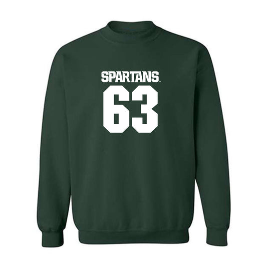 Michigan State - NCAA Football : Payton Stewart - Generic Shersey Crewneck Sweatshirt-0