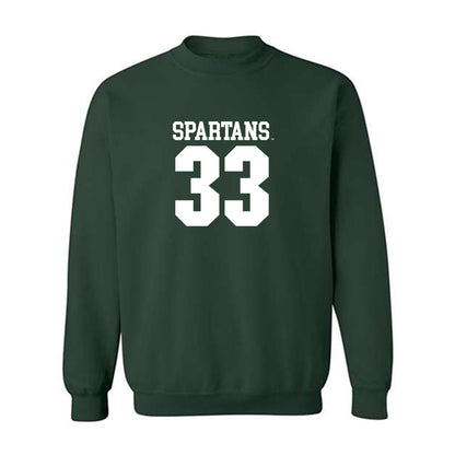 Michigan State - NCAA Women's Basketball : Juliann Woodard - Generic Shersey Crewneck Sweatshirt