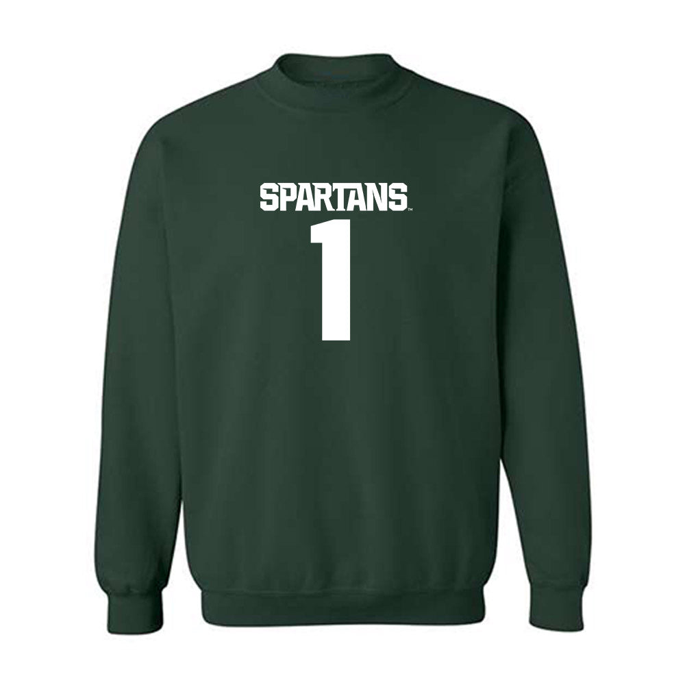 Michigan State - NCAA Baseball : Ryan McKay - Generic Shersey Crewneck Sweatshirt-0