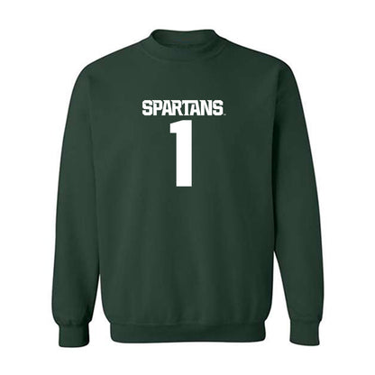 Michigan State - NCAA Baseball : Ryan McKay - Generic Shersey Crewneck Sweatshirt-0