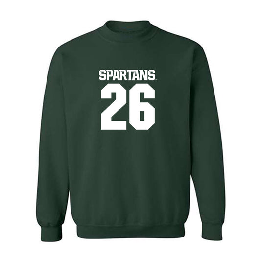 Michigan State - NCAA Women's Volleyball : Alana Whitfield - Generic Shersey Crewneck Sweatshirt-0