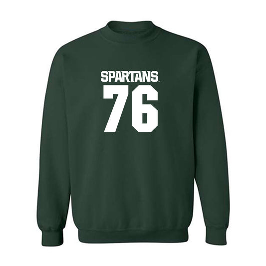 Michigan State - NCAA Football : Andrew Nichols - Generic Shersey Crewneck Sweatshirt-0