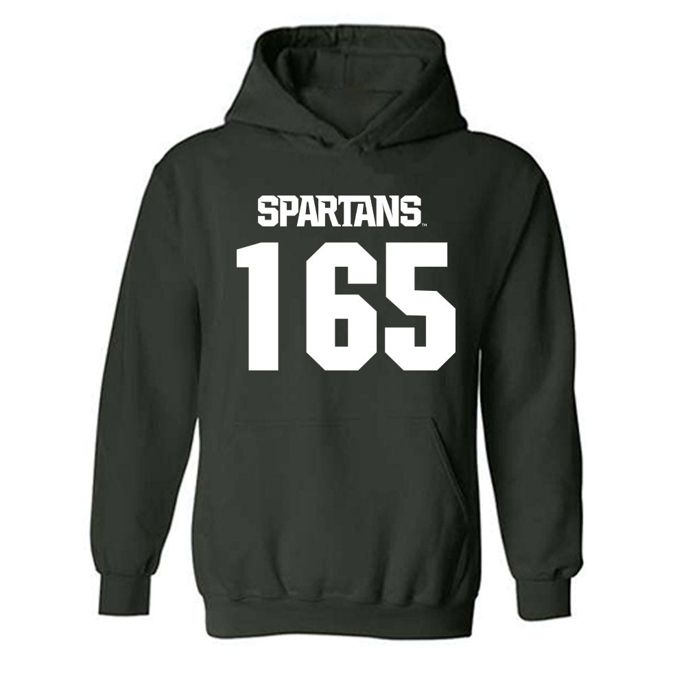 Michigan State - NCAA Wrestling : Owen Segorski - Generic Shersey Hooded Sweatshirt-0
