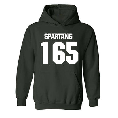 Michigan State - NCAA Wrestling : Owen Segorski - Generic Shersey Hooded Sweatshirt-0