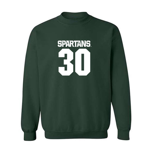Michigan State - NCAA Men's Soccer : Ezra Horlings - Generic Shersey Crewneck Sweatshirt-0