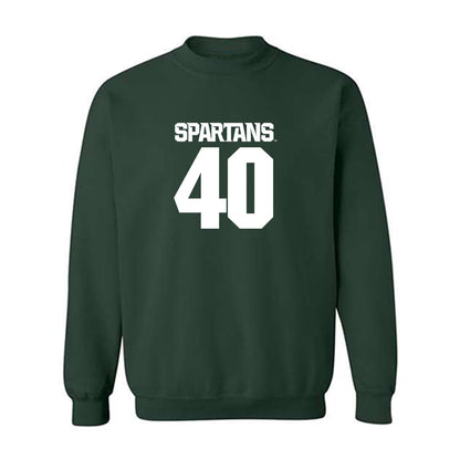 Michigan State - NCAA Football : DeJae White - Generic Shersey Crewneck Sweatshirt-0