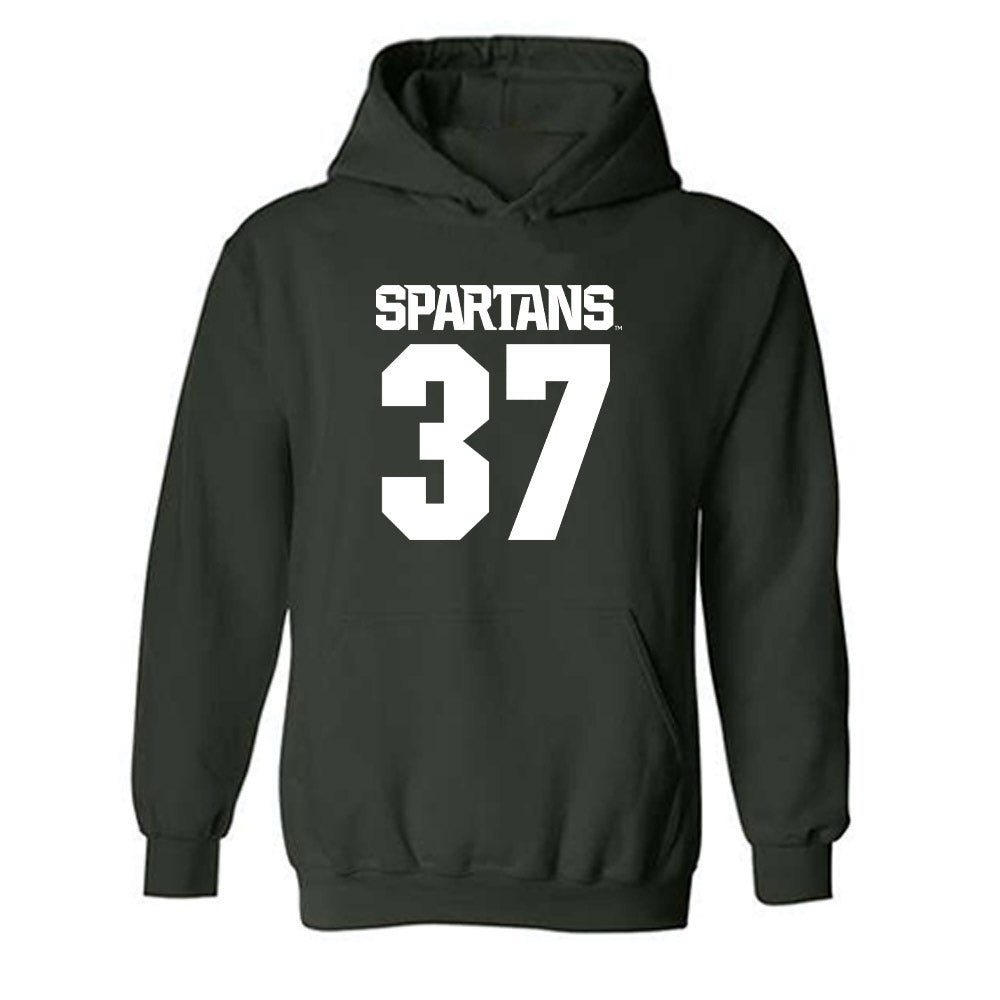 Michigan State - NCAA Football : Liam Boyd - Generic Shersey Hooded Sweatshirt-0