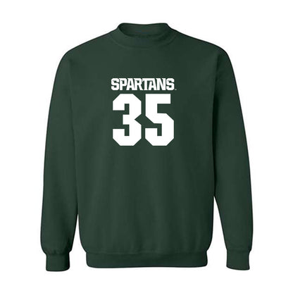 Michigan State - NCAA Baseball : Randy Seymour - Generic Shersey Crewneck Sweatshirt-0