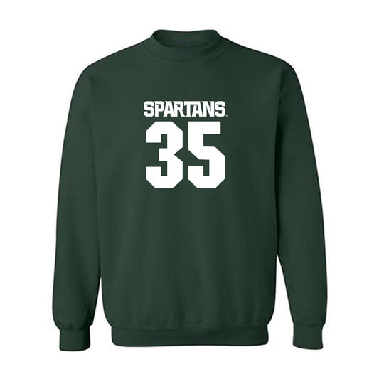 Michigan State - NCAA Baseball : Randy Seymour - Generic Shersey Crewneck Sweatshirt-0