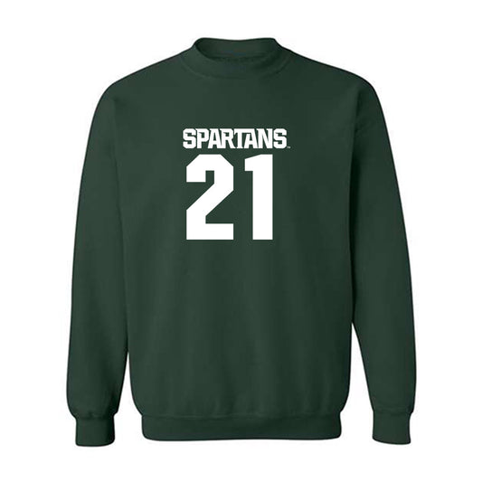 Michigan State - NCAA Women's Soccer : Eden Bretzer - Generic Shersey Crewneck Sweatshirt-0