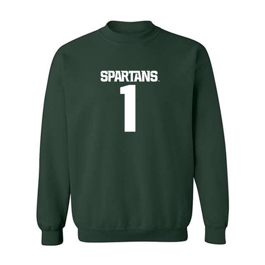 Michigan State - NCAA Men's Ice Hockey : Quentin Sigurdson - Generic Shersey Crewneck Sweatshirt-0