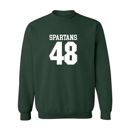 Michigan State - NCAA Football : Charlie Baker - Generic Shersey Crewneck Sweatshirt