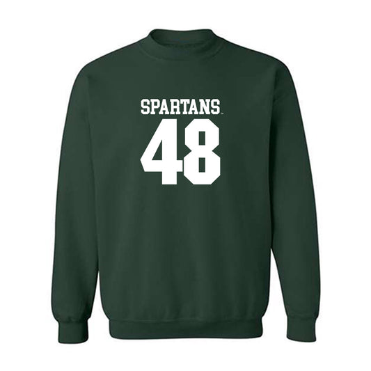 Michigan State - NCAA Football : Charlie Baker - Generic Shersey Crewneck Sweatshirt