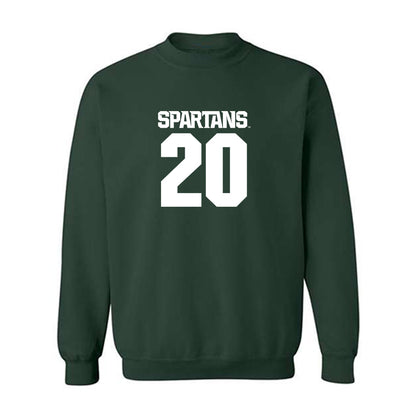 Michigan State - NCAA Baseball : Josh Klug - Generic Shersey Crewneck Sweatshirt-0
