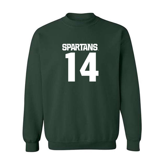 Michigan State - NCAA Men's Soccer : Dominic Dono - Generic Shersey Crewneck Sweatshirt-0