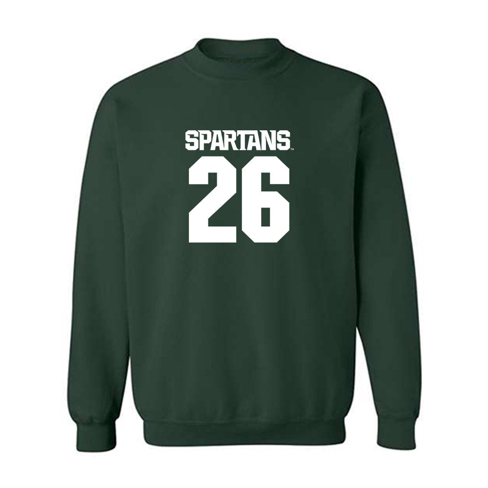 Michigan State - NCAA Women's Soccer : Mimi Hallier - Generic Shersey Crewneck Sweatshirt-0