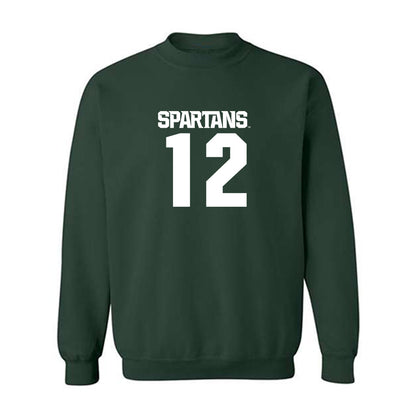 Michigan State - NCAA Men's Tennis : Vuk Radjenovic - Generic Shersey Crewneck Sweatshirt-0