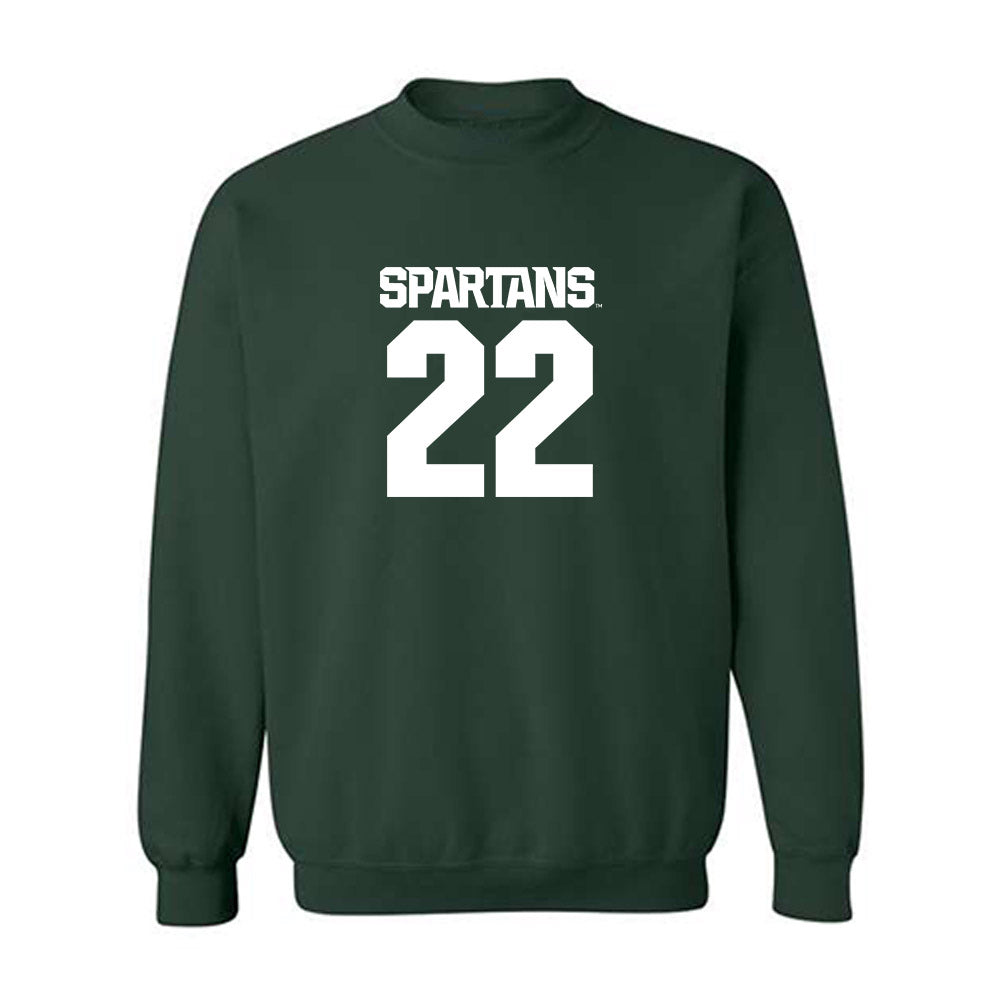 Michigan State - NCAA Football : Tyran Chappell - Generic Shersey Crewneck Sweatshirt-0