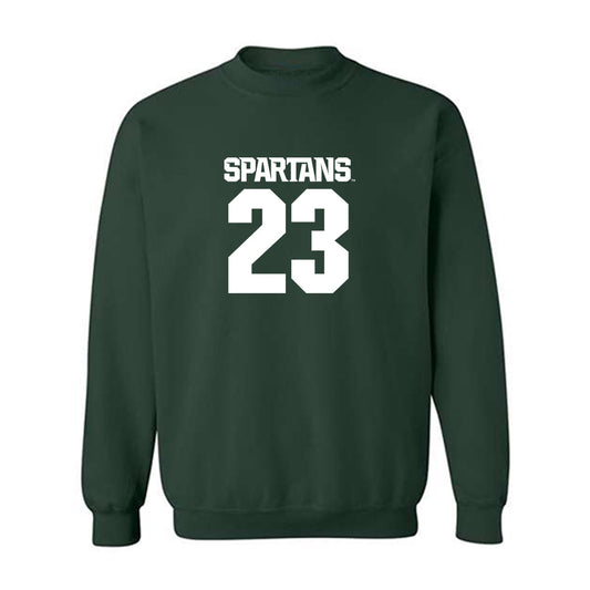 Michigan State - NCAA Football : Peyton Babbitt - Generic Shersey Crewneck Sweatshirt-0