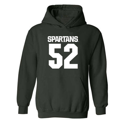 Michigan State - NCAA Football : Mikeshun Beeler - Generic Shersey Hooded Sweatshirt
