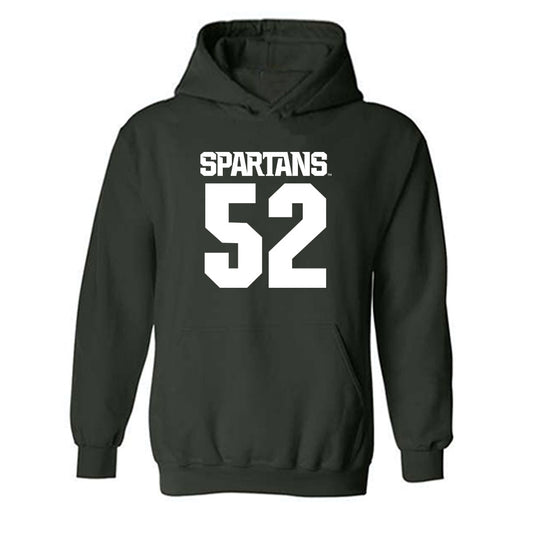 Michigan State - NCAA Football : Mikeshun Beeler - Generic Shersey Hooded Sweatshirt