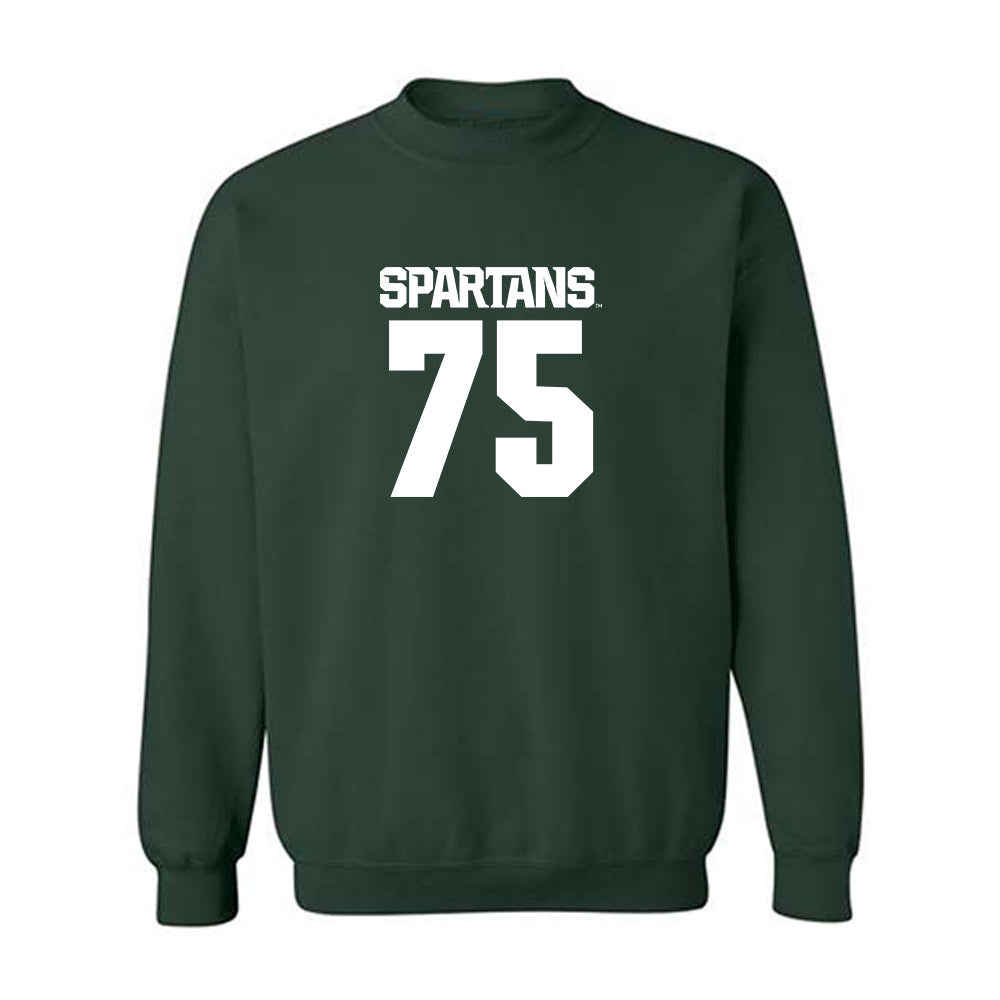Michigan State - NCAA Football : Benjamin Murawski - Generic Shersey Crewneck Sweatshirt-0