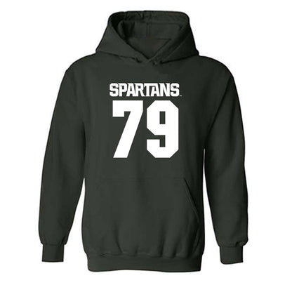 Michigan State - NCAA Football : Tristan Comer - Generic Shersey Hooded Sweatshirt-0