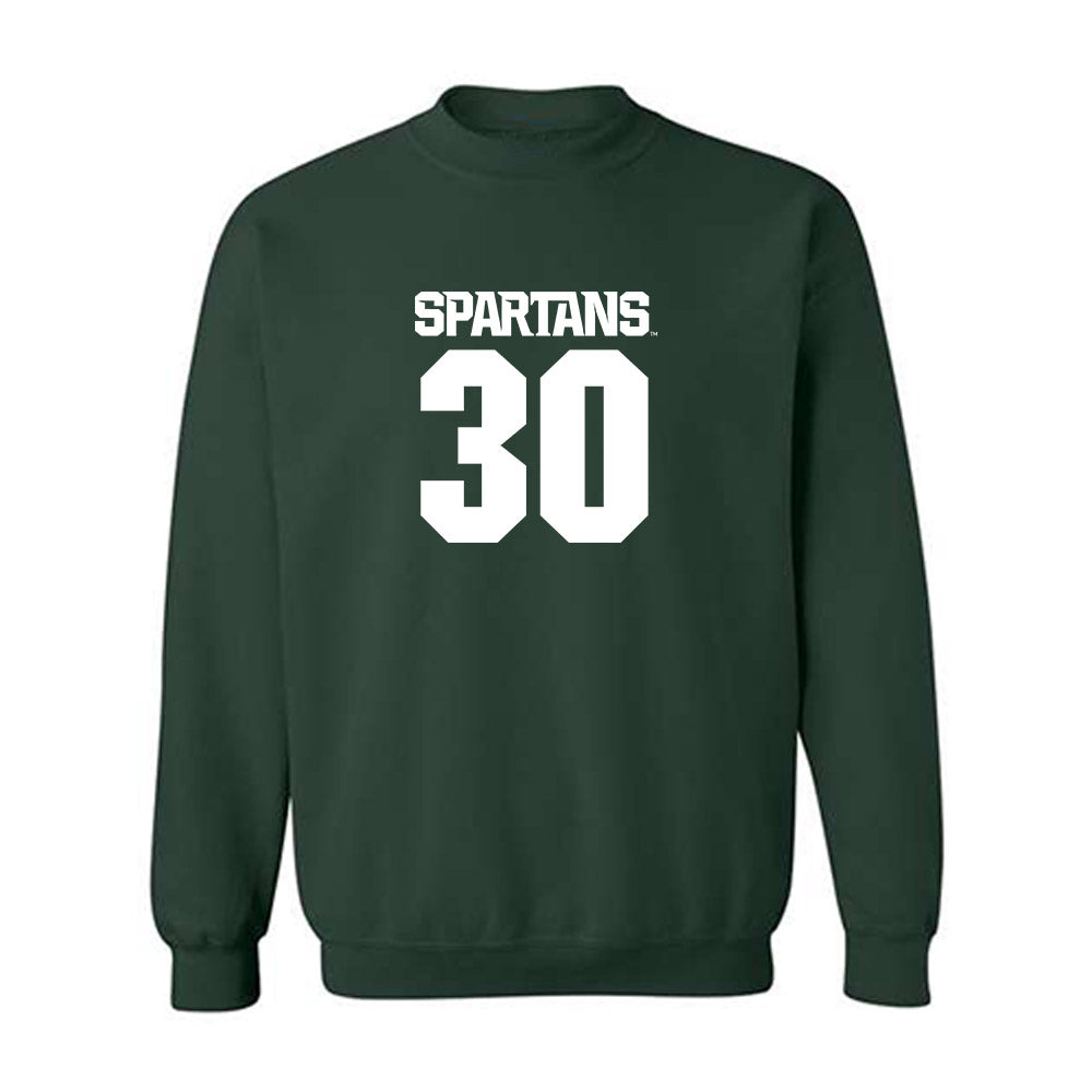 Michigan State - NCAA Men's Ice Hockey : Dolan Gilbert - Generic Shersey Crewneck Sweatshirt-0