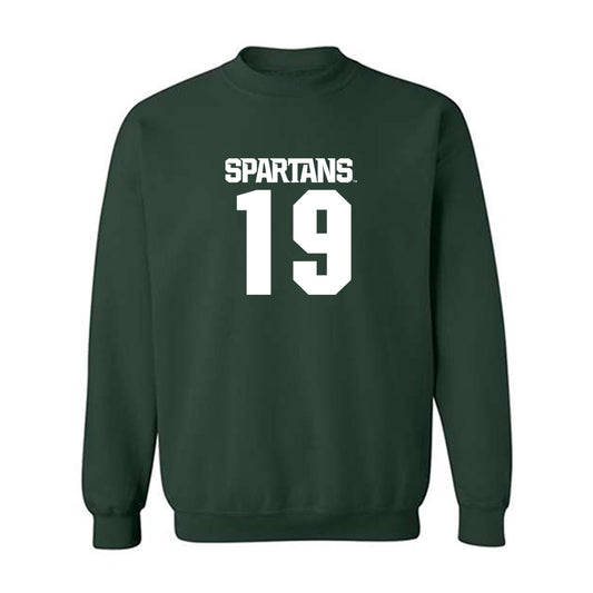 Michigan State - NCAA Women's Volleyball : Hayley Ogden - Generic Shersey Crewneck Sweatshirt-0