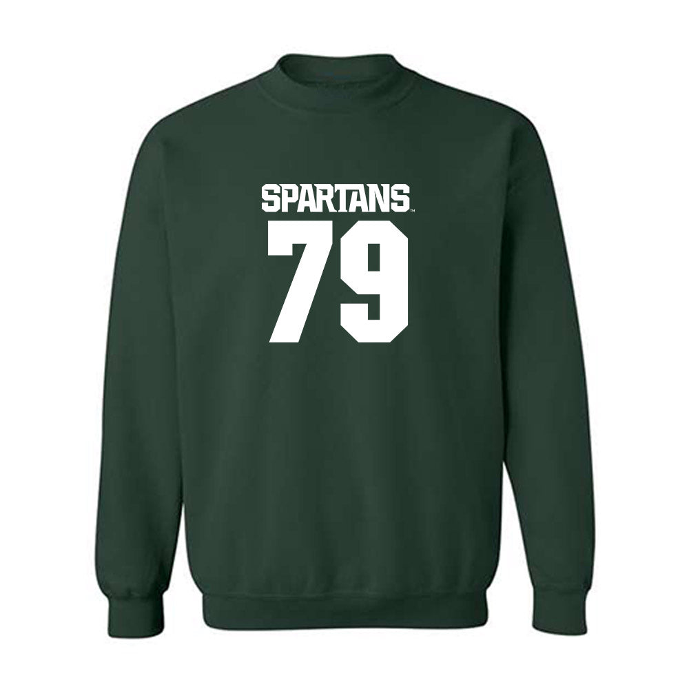 Michigan State - NCAA Football : Tristan Comer - Generic Shersey Crewneck Sweatshirt-0