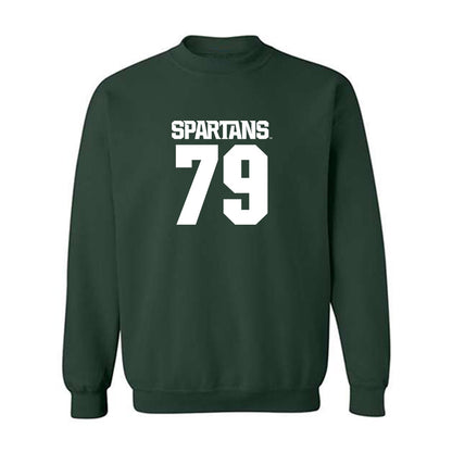 Michigan State - NCAA Football : Tristan Comer - Generic Shersey Crewneck Sweatshirt-0