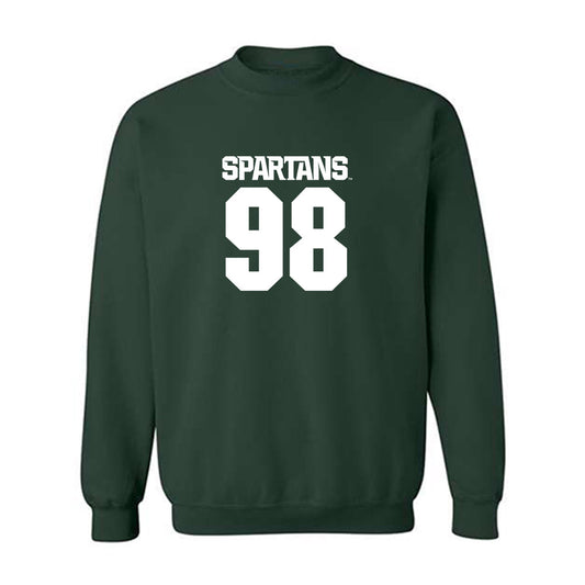 Michigan State - NCAA Football : Derrick Simmons - Generic Shersey Crewneck Sweatshirt-0