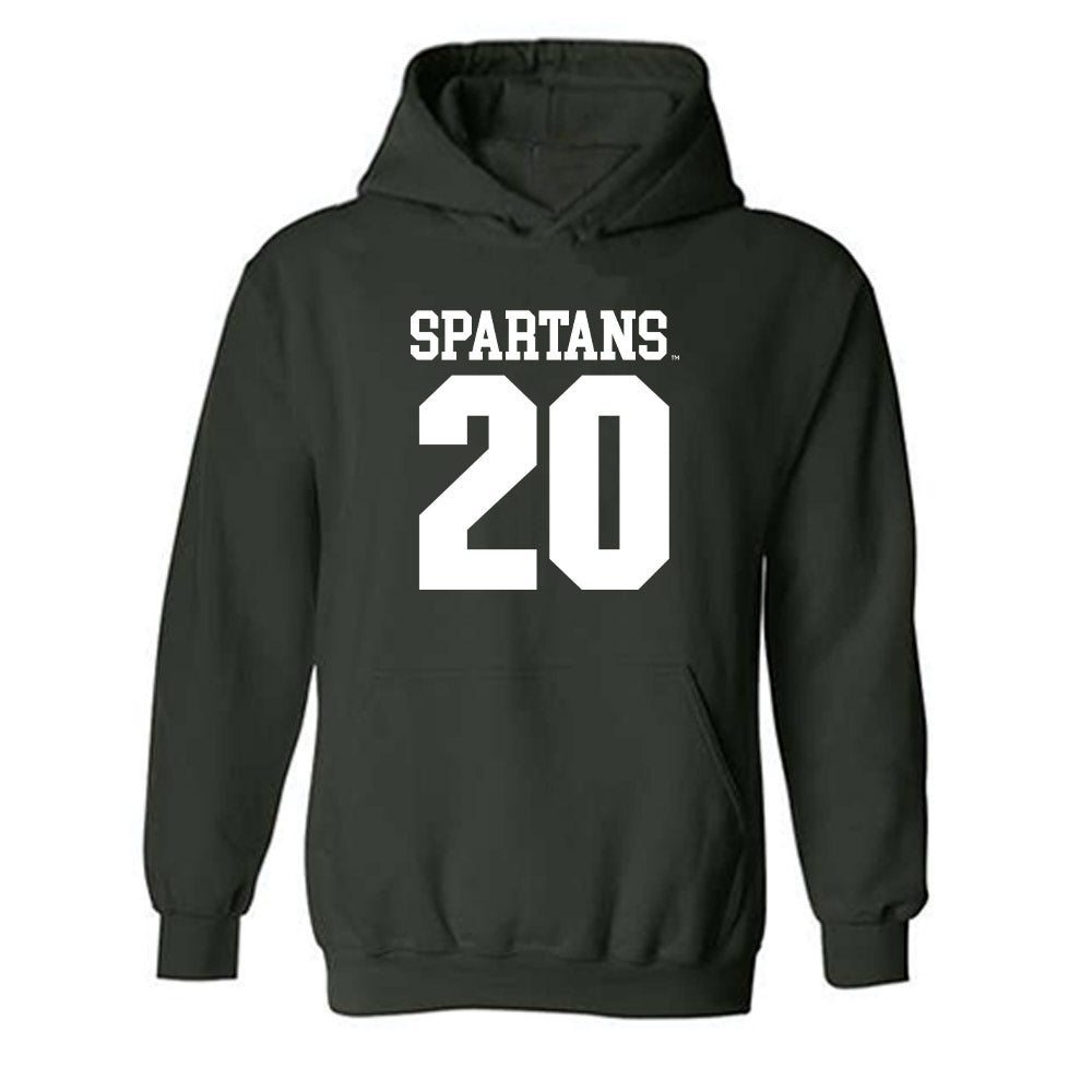 Michigan State - NCAA Football : Keshawn Williams - Generic Shersey Hooded Sweatshirt