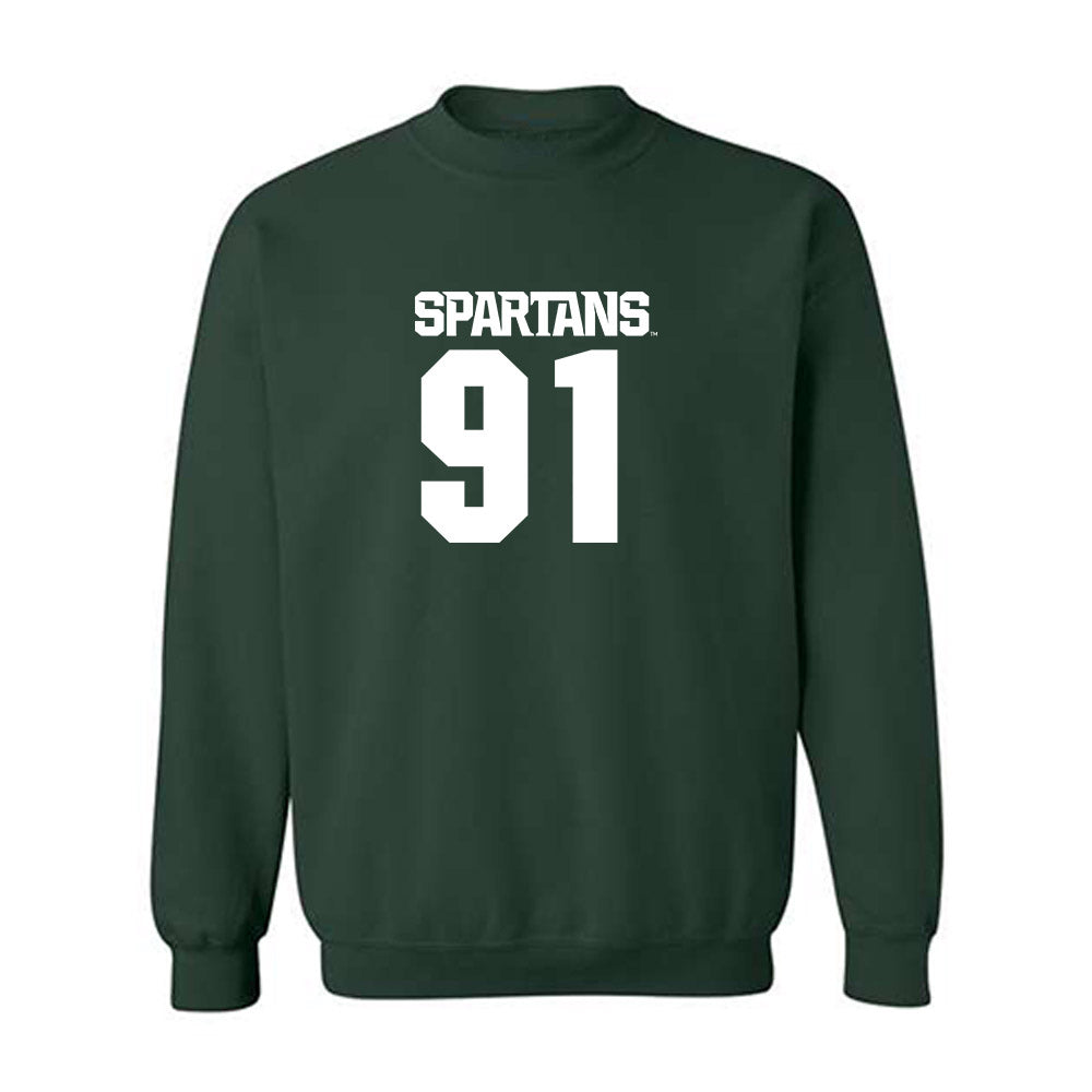 Michigan State - NCAA Football : Jackson Pahl - Generic Shersey Crewneck Sweatshirt-0