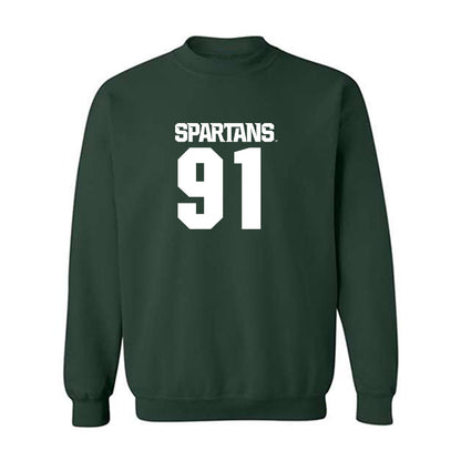 Michigan State - NCAA Football : Jackson Pahl - Generic Shersey Crewneck Sweatshirt-0
