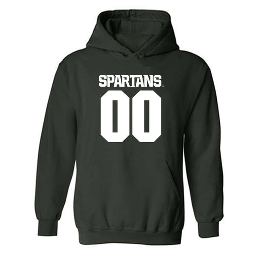 Michigan State - NCAA Men's Soccer : JEB Knox - Generic Shersey Hooded Sweatshirt-0
