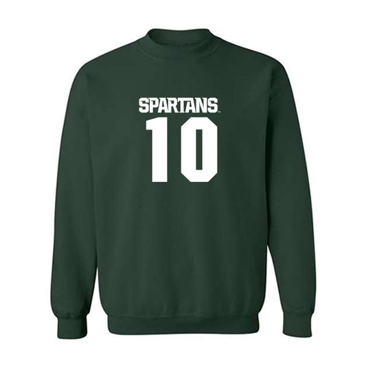 Michigan State - NCAA Women's Volleyball : Leela Ormsby - Generic Shersey Crewneck Sweatshirt-0