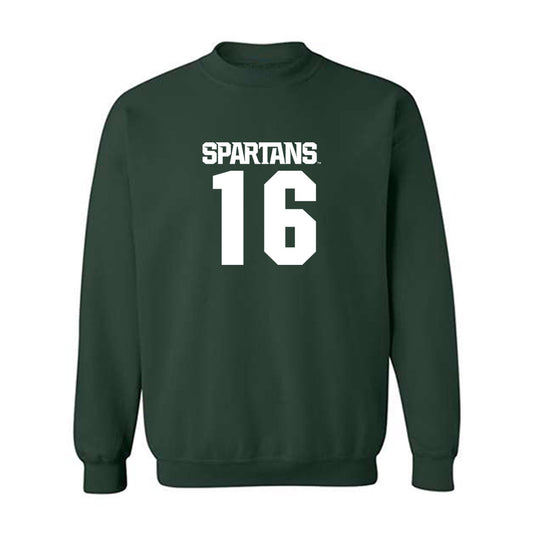 Michigan State - NCAA Men's Soccer : Colin Arce - Generic Shersey Crewneck Sweatshirt