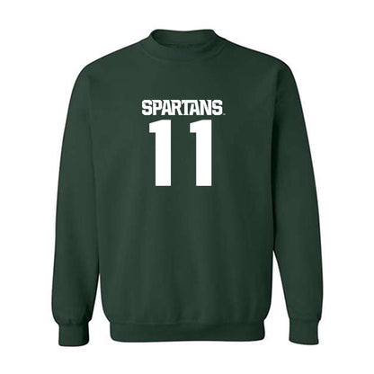 Michigan State - NCAA Baseball : Parker Picot - Generic Shersey Crewneck Sweatshirt-0
