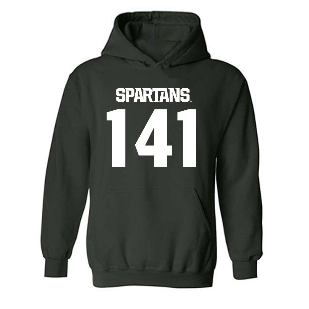Michigan State - NCAA Wrestling : Dale Gant - Generic Shersey Hooded Sweatshirt-0