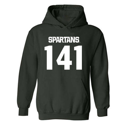 Michigan State - NCAA Wrestling : Dale Gant - Generic Shersey Hooded Sweatshirt-0