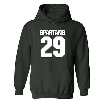 Michigan State - NCAA Football : KJ Deriso - Generic Shersey Hooded Sweatshirt-0