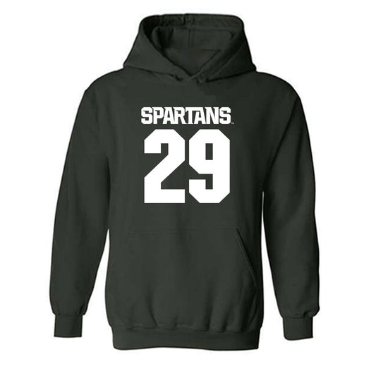 Michigan State - NCAA Football : KJ Deriso - Generic Shersey Hooded Sweatshirt-0