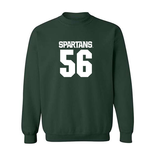 Michigan State - NCAA Football : Jack Ziarko - Generic Shersey Crewneck Sweatshirt-0