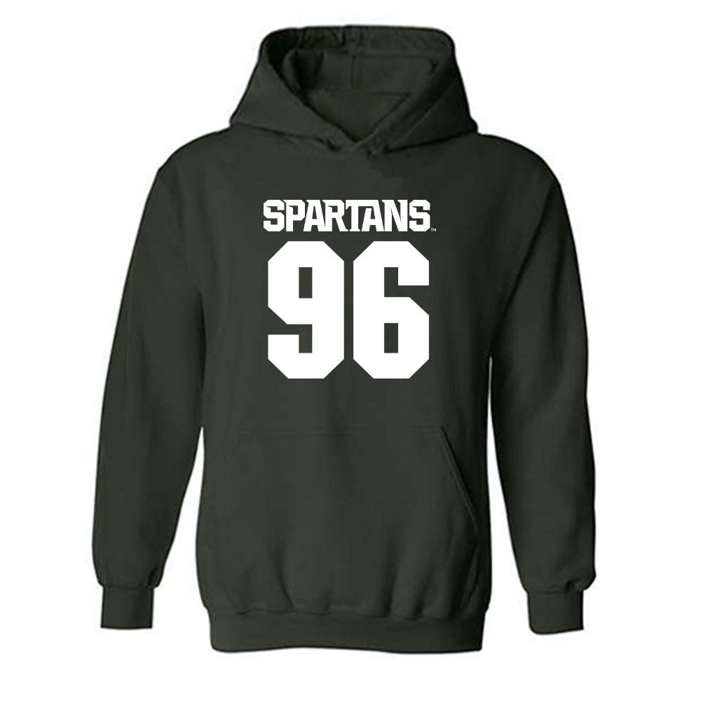 Michigan State - NCAA Football : Eli Coenen - Generic Shersey Hooded Sweatshirt-0