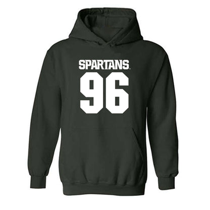 Michigan State - NCAA Football : Eli Coenen - Generic Shersey Hooded Sweatshirt-0