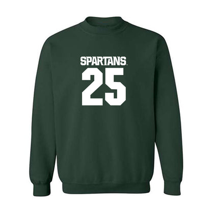 Michigan State - NCAA Football : Jace Clarizio - Generic Shersey Crewneck Sweatshirt-0